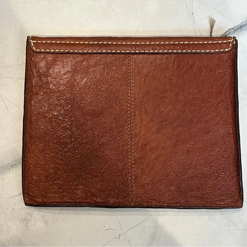 Fossil | vintage Brown Leather tech pouch